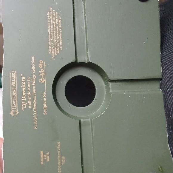 Hawthorne Village Elf Dormitory Rudolph Christmas Town Collection Building House - Picture 10 of 15